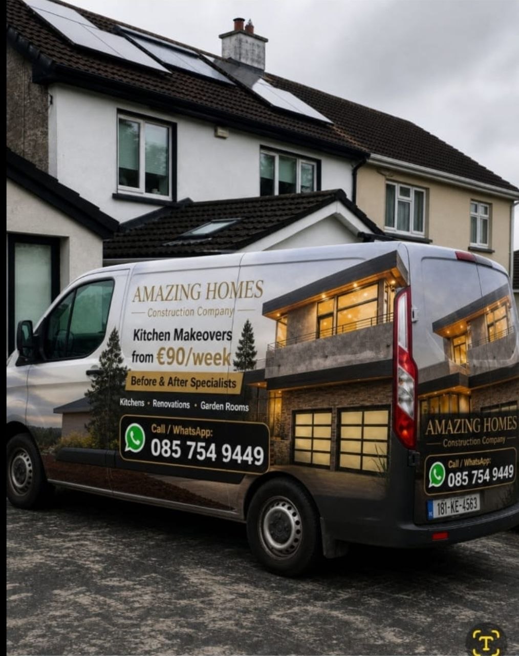 Amazing Homes van and kitchen makeovers